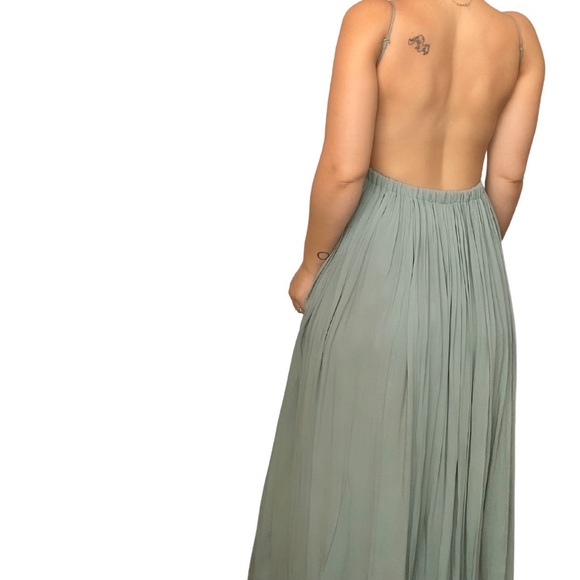 ✨Windsor Sage Green Flowy Maxi Dress XS✨ - Picture 3 of 7